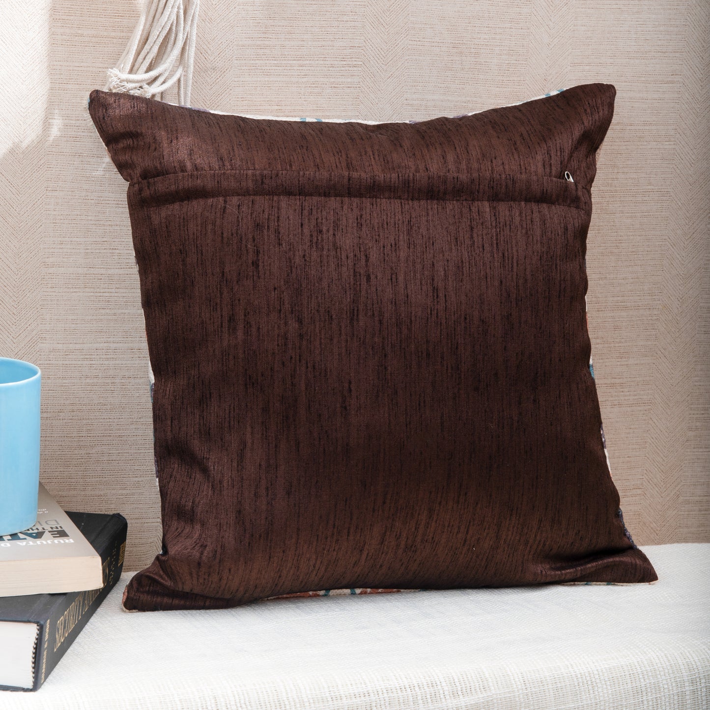 Blue & Brown Digital Printing Cushion Covers (Set of 5pcs)