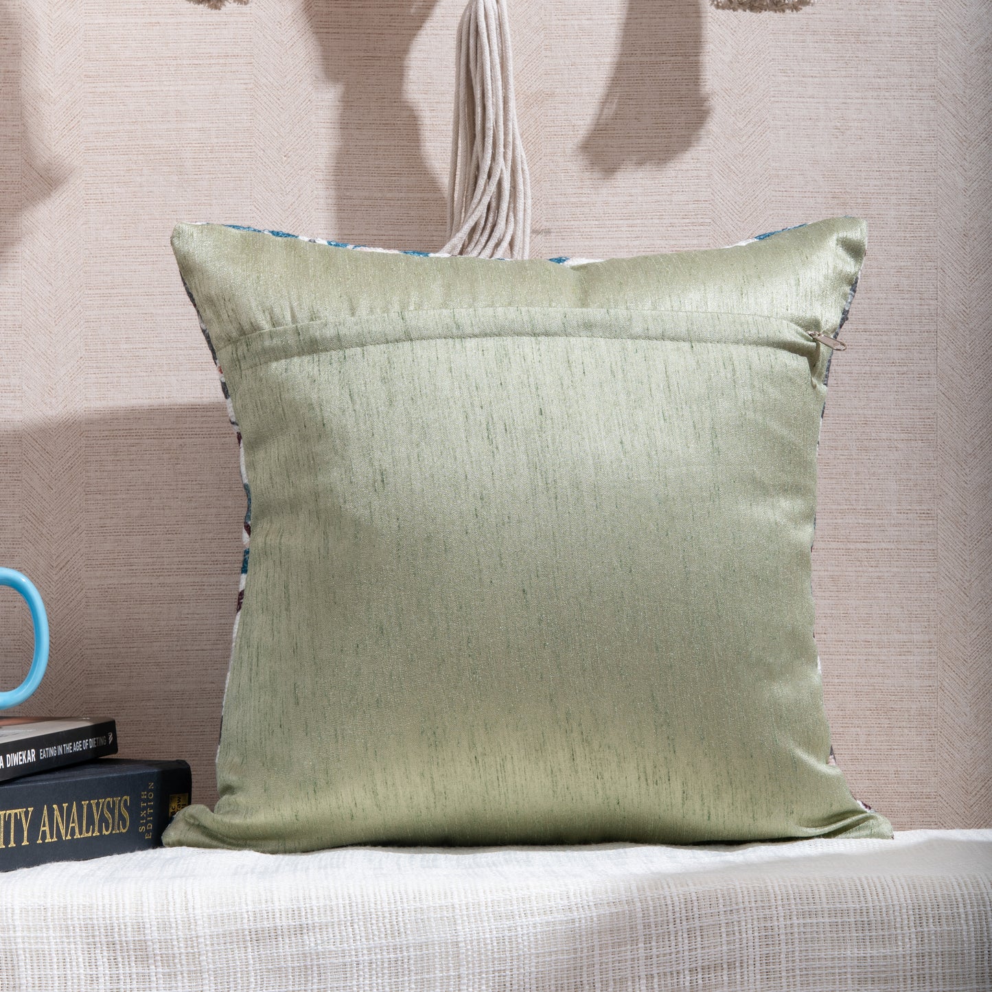 Light Green Digital Printing Cushion Covers (Set of 5pcs)